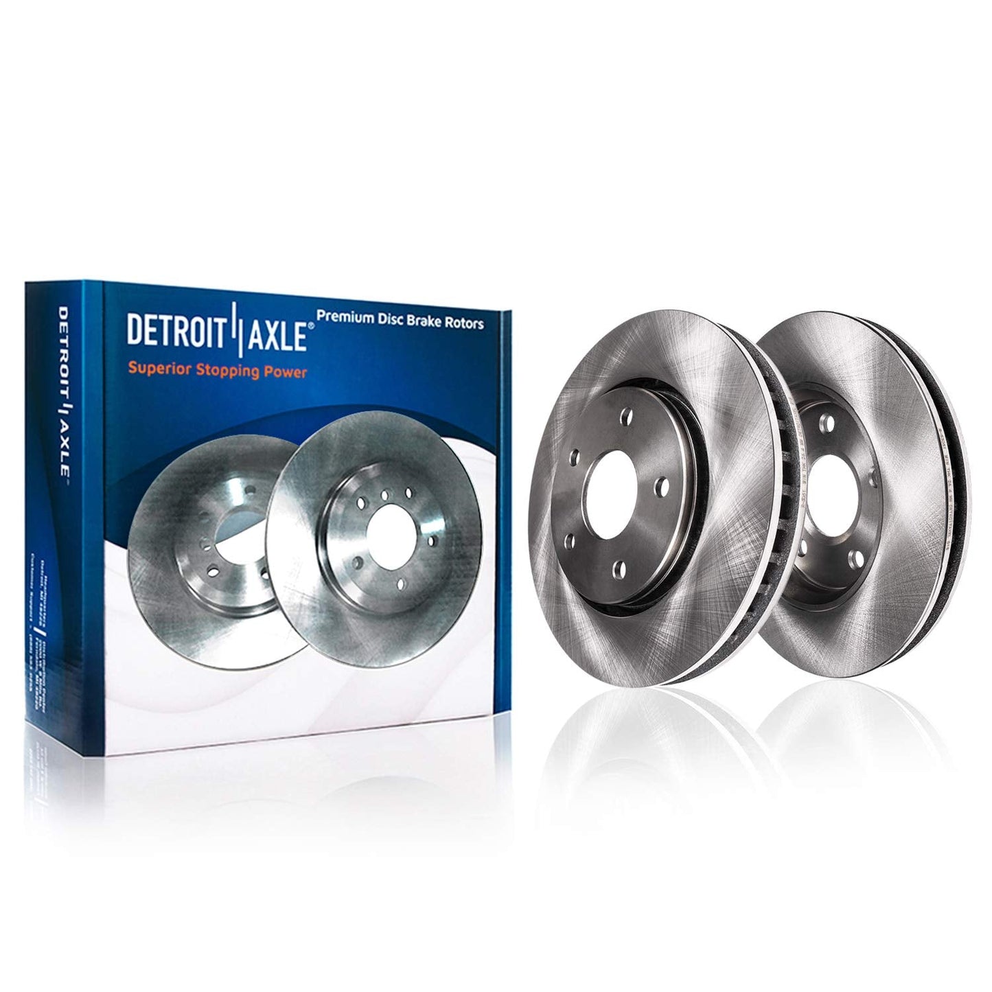 Detroit Axle - Front Brake Rotors for Chevy Malibu Camaro Impala Equinox Buick LaCrosse Regal GMC Terrain Saab 9-5 Disc Brake Ro