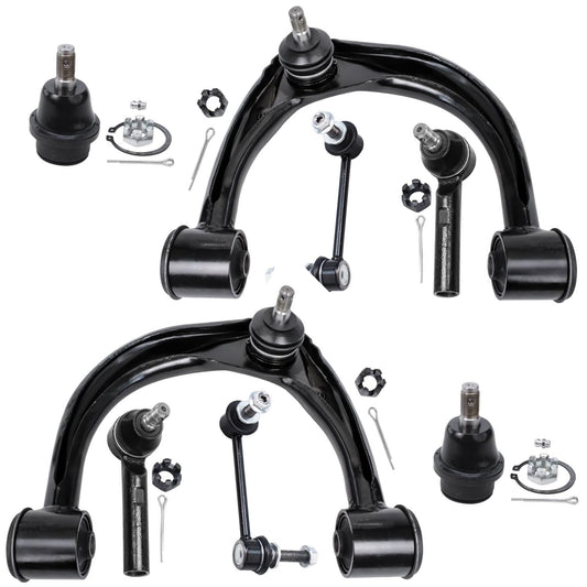 Detroit Axle - Front Control Arms Kit for 2003-2009 Toyota 4Runner FJ Cruiser Lexus GX470, 2 Upper Control Arms 2 Lower Ball Joi