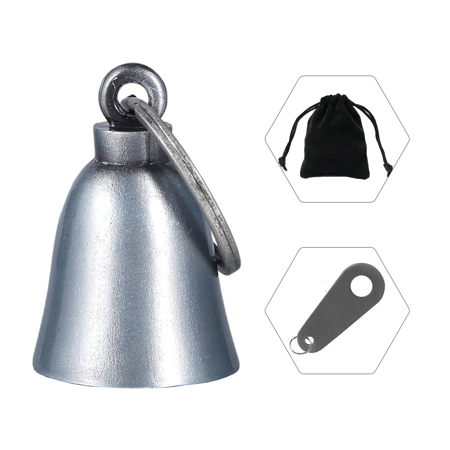GARGOYLE BELLS Motorcycle Bells for Biker Good Luck Riding Gremlin Bells Guardian Biker Bells Motorcycle Keychain Drive Accessor